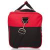 DALIX 21" Blank Sports Duffle Bag Gym Bag Travel Duffel with Adjustable Strap in Red view 3