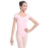 11314109 Short Sleeve Basic Leotards (Light Pink, XL) view 1