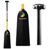 Z&J SPORT Dragon Boat Paddle Full Carbon IDBF Approved Dihedral Blade Oval Shaft (49inch) view 1