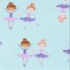 Simple Joys by Carter's Toddler Girls' Snug-Fit Footed Cotton Pajamas, Pack of 3, Ballerina/Bees/Moon, 5T view 2