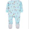 Simple Joys by Carter's Toddler Girls' Snug-Fit Footed Cotton Pajamas, Pack of 3, Ballerina/Bees/Moon, 5T view 3
