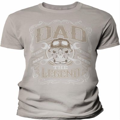 ShirtInvaders Dad The Man The Myth The Legend - Dad Shirt for Men - Sand-4X