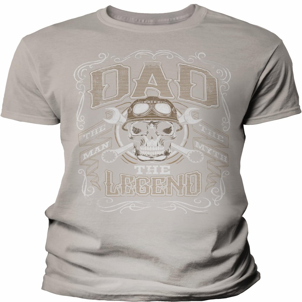 ShirtInvaders Dad The Man The Myth The Legend - Dad Shirt for Men - Sand-4X