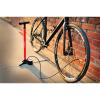 LEZYNE Macro Floor Drive High Pressure Bicycle Floor Pump with 2.5" Analog Gauge - Durable 220 PSI Tire Air Pump for Road/Track Bikes - Fits Presta/Schrader Valve - ABS Flip Chuck, Gloss Red view 2
