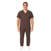 M&M SCRUBS Men Scrub Set Medical Scrub Top and Pants XXS Chocolate view 2