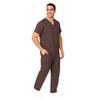 M&M SCRUBS Men Scrub Set Medical Scrub Top and Pants XXS Chocolate view 4