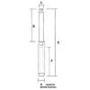 Nautos Swage Stud UNF Open Body (INCH) by Sta Lok (7/16" - 3/4" Thread) view 2