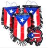 4pc Puerto Rico mini rearview mirror Boricua Puerto Rican flag Hanging banner for car or home 3pc mini puerto rico flags 1 classic Coqui Boricua patch view 3