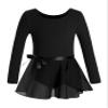 DANSHOW Girls Team Basic Long Sleeve Leotard with Skirt Kid Dance Ballet Tutu Dress(KD3028-L-06) view 1