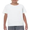 Gildan Heavy Cotton Youth T-Shirt for Tie-Dye XS White view 1