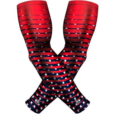 B-Driven Sports Premium Pro-Fit Compression Arm Sleeves for Men Women & Youth 44 Graphic Designs Improve Circulation Reduce Muscle Fatigue Enhance Performance for Baseball Football & More (1 Pair)