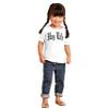 Hug Life Tattoo Letters Font Funny Toddler Boy Girl T Shirt White view 4