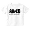ABCD Lightning Bolt Lil Rocker Music Toddler Boy Girl T Shirt White view 1