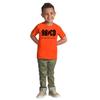 ABCD Lightning Bolt Lil Rocker Music Toddler Boy Girl T Shirt Orange view 3
