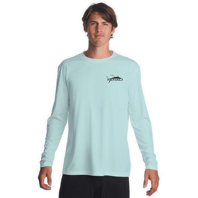 Denali Performance Mens Teaser-Tournament UPF 50+ ProtectUV Mega Solar Long Sleeve T-Shirt with Logo