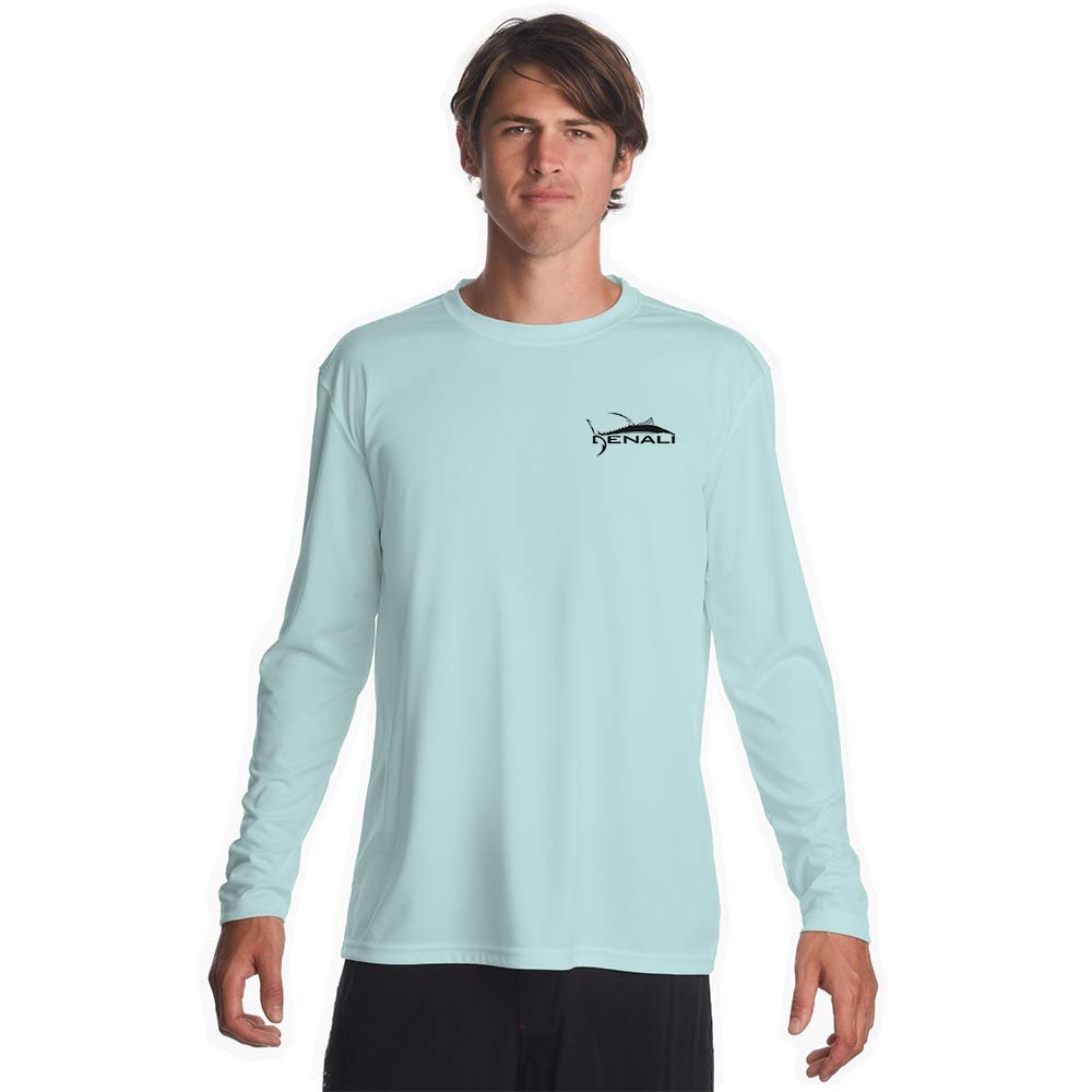 Denali Performance Mens Teaser-Tournament UPF 50+ ProtectUV Mega Solar Long Sleeve T-Shirt with Logo