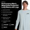 Denali Performance Mens Teaser-Tournament UPF 50+ ProtectUV Mega Solar Long Sleeve T-Shirt with Logo view 4
