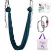 F.Life Aerial Yoga Hammock kit Include Daisy Chain,Carabiner and Pose Guide (Blackish Green) view 1