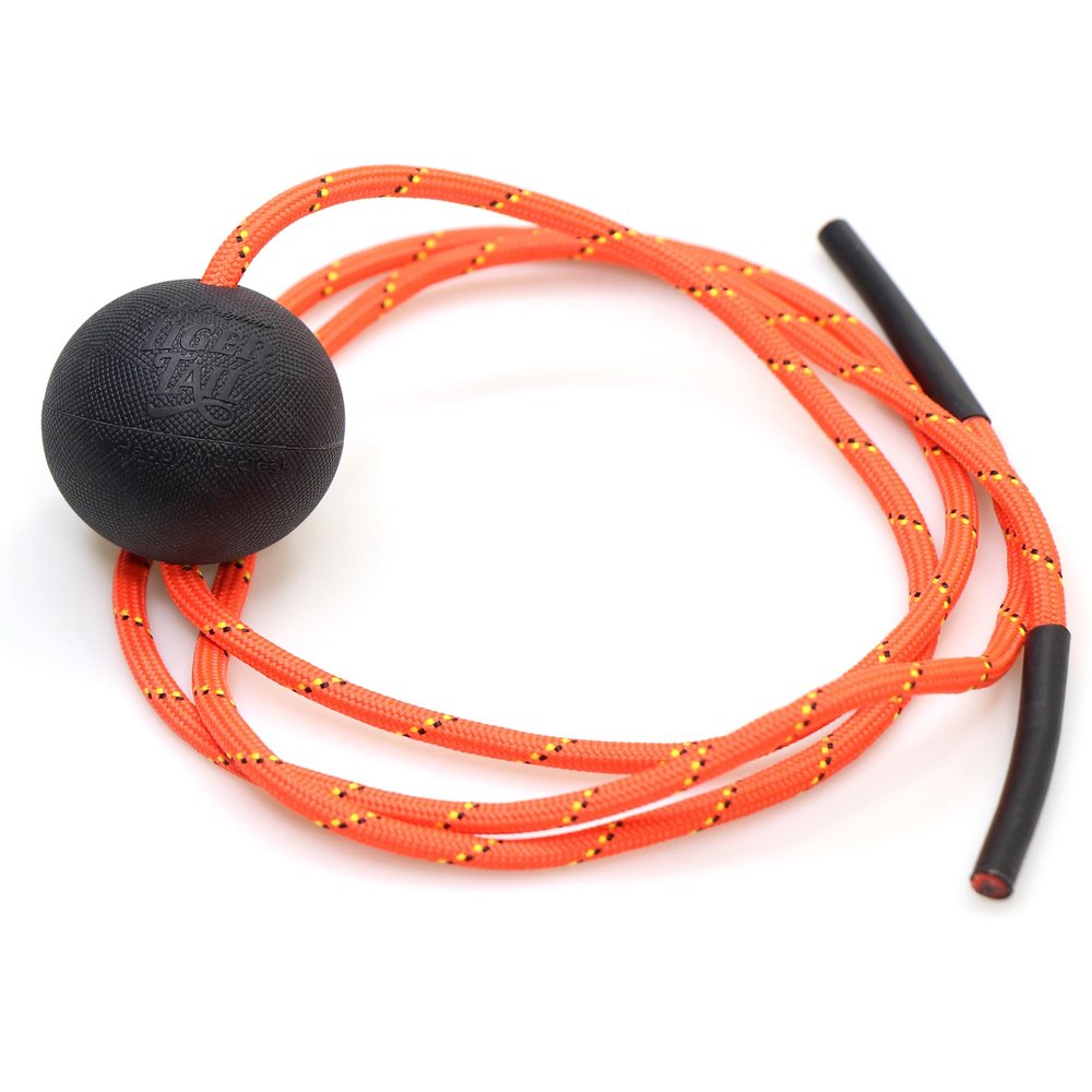 Tiger Tail Tiger Ball 1.7 Foam Roller Ball + 50+ Corded Rope  Deep Tissue Massage Ball: Feet, Legs, Neck, Back  Trigger Point Massage Therapy  Relieve Muscle Soreness  Muscle Recovery