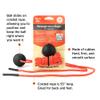 Tiger Tail Tiger Ball 1.7 Foam Roller Ball + 50+ Corded Rope  Deep Tissue Massage Ball: Feet, Legs, Neck, Back  Trigger Point Massage Therapy  Relieve Muscle Soreness  Muscle Recovery view 2