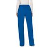 Cherokee Scrubs for Women Mid Rise Moderate Flare Drawstring Pant with 5 Pockets, Ultra Soft & Breathable Fabric - WW120 - WW120, XS, Royal view 2