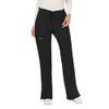 WW Revolution by Cherokee Women's Mid Rise Moderate Flare Drawstring Pant Tall, Black, Large Tall view 1