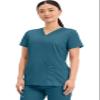 Cherokee Women's V-Neck Top, Caribbean Blue, XX-Small view 4