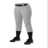Alleson Womens Fastpitch Pant Grey S 605PBW 605PBW-GR-S view 1