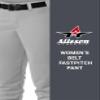 Alleson Womens Fastpitch Pant Grey S 605PBW 605PBW-GR-S view 3