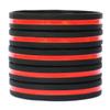 40 Adult and 60 Youth Thin Red Line Wristbands view 1