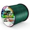 Ashconfish Braided Fishing Line-16 Strands Hollow Core Fishing Wire 1000M/1093Yards 300LB Abrasion Resistant Incredible Superline Zero Stretch Ultrathin Diameter Woven Thread Green view 2