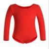 DANSHOW Girls' Team Basic Long Sleeve Leotard for Toddler Gymnastics Dance Ballet(2KD3028-L-04) view 1