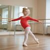 DANSHOW Girls' Team Basic Long Sleeve Leotard for Toddler Gymnastics Dance Ballet(2KD3028-L-04) view 3
