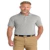 CornerStone Unisex Select Lightweight Snag-Proof Polo | Collared Shirt for Men & Women, Casual Fit Top for Work, Golf & Tennis, Polos/Knits, Light Grey, S view 1