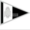 8 INCH Black Pennant Flag OSU Ohio State University Buckeyes Removable Wall Decal Sticker Art NCAA Home Decor 8 inches Wide by 4 inches Tall view 1
