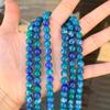 1 Strand Adabele Natural Chrysocolla Impression Aqua Terra Jasper 8mm Round Loose Beads Sea Sediment Gemstone Spacer for Craft Jewelry Making (45-47pcs) GX1-8 view 4