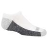 Fruit of the Loom Boys' Little 10 Pair Half Cushion No Show Socks, white assort, Small (Shoe Size: 4.5-8.5) view 1