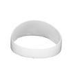 Unisex Headband/Sweatband. Best for Sports, Fitness, Working Out, Yoga. Tapered Design. (Solid White) view 3