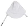 1140 Bambini Baby Unisex Cotton Interlock Snap Chin-Strap Sun Hat (6-12MO, White) view 1