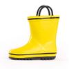 NORTY Rubber Rain Boots for Kids - Waterproof Rubber Boots Boys and Girls Solid & Printed Rainboots for Toddlers and Kids - Yellow & Black view 1