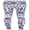 Sister Amy Women's Digital Pattern Printed Ankle Elastic Tights Legging Geometric US XXL view 1