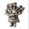 1000 Flags Scotland Piper Bagpipes Player Pewter Pin Badge view 1