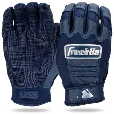 Franklin Sports CFX Pro Full Color Chrome Series Batting Gloves CFX Pro Full Color Chrome Batting Gloves, Navy, Adult Medium