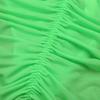 FEESHOW Men's Silky Bikini Briefs Bulge Pouch Underwear Swimwear Ruched Back (Fluorescent Green, one Size) view 4