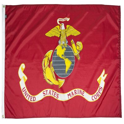 FlagSource Nylon USMC, Military Flag, Made in The USA, 3x5'
