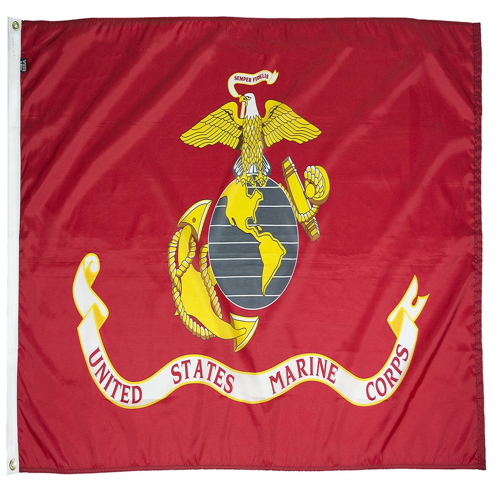 FlagSource Nylon USMC, Military Flag, Made in The USA, 3x5'