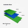 We Sell Mats - 4 ft x 6 ft x 2 in Personal Fitness & Exercise Mat for Home Workout - Lightweight and Folds for Carrying  All Purpose Home Gym Mat  Thick Mat for Yoga, Pilates, Stretches, and Floor Exercises view 3