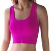 3-Pack Racerback Seamless Crop Top, BlkWhtPur-OS view 1