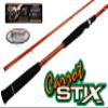 Collapsible 2 Piece Carrot Stix Spinning Wild Wild Orange Giant Size Salmon Steelhead Fishing Rod (10' 0" Medium Heavy) view 2