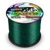 Ashconfish Braided Fishing Line-16 Strands Hollow Core Fishing Wire 1000M/1093Yards 60LB Abrasion Resistant Incredible Superline Zero Stretch Ultrathin Diameter Woven Thread Green view 1